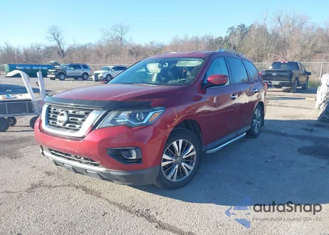 2017 Nissan Pathfinder Sv из США, поврежденный, VIN 5N1DR2MN0HC631782